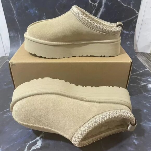 Ugg Tazz Tasman Platform Slippers Beautiful Mustard Seed - Picture 5 of 5